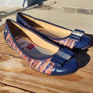 Reduced! Anne Klein Plaid Flats